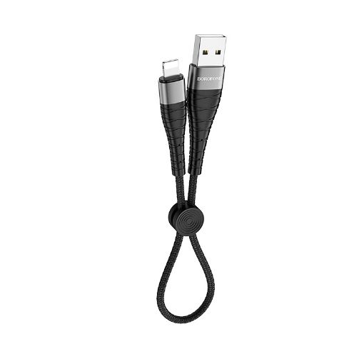 Slika DATA/USB KABEL BOROFONE BX32 MUNIFICENT LIGHTNING black