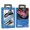Slika AUTO PUNJAČ BOROFONE BZ14A MERCURY PD20W+QC3.0 TYPE C-LIGHT black