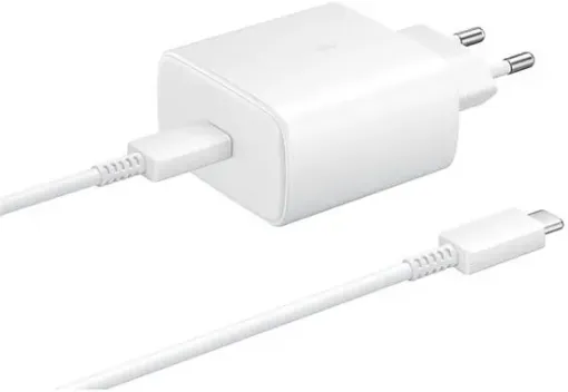 Slika PUNJAČ SAMSUNG EP-TA845XWEGWW USB C 45W 1m bijeli blister