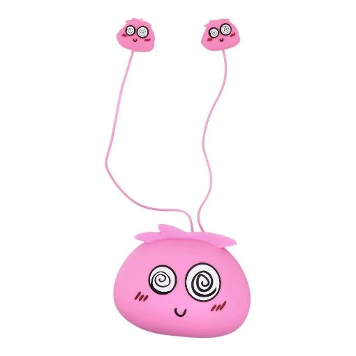 Slika Earphones JELLIE MONSTER Ben YLFS-01 Jack 3,5mm  pink